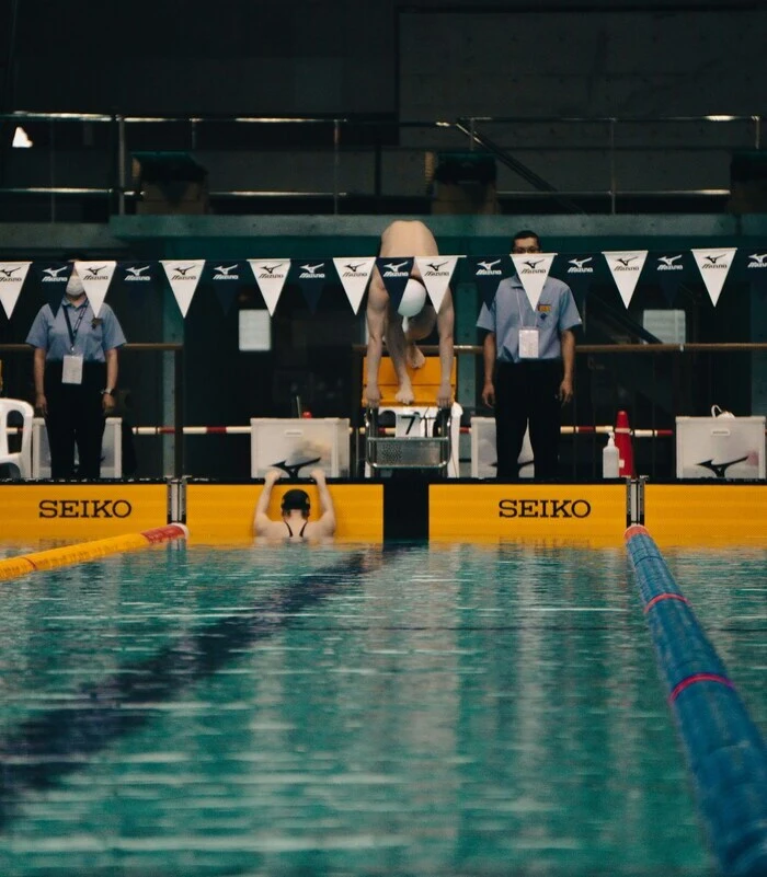 Compétition de natation